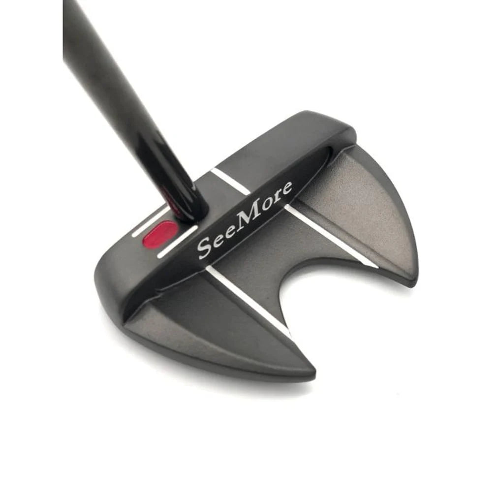 SeeMore Black Model T Putter Black TIP Steel 34"