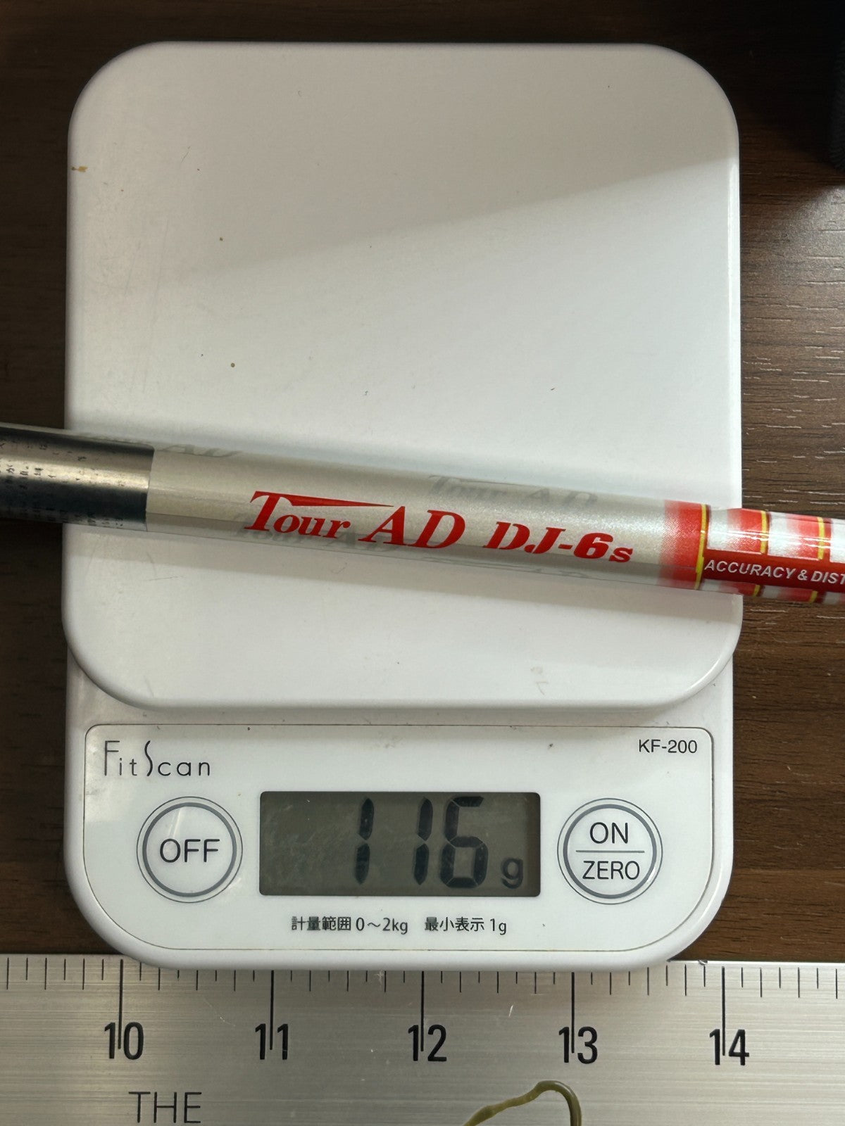 Graphite Design TOUR AD DJ-6 Stiff Driver Shaft 43.375 in No adapter *267023