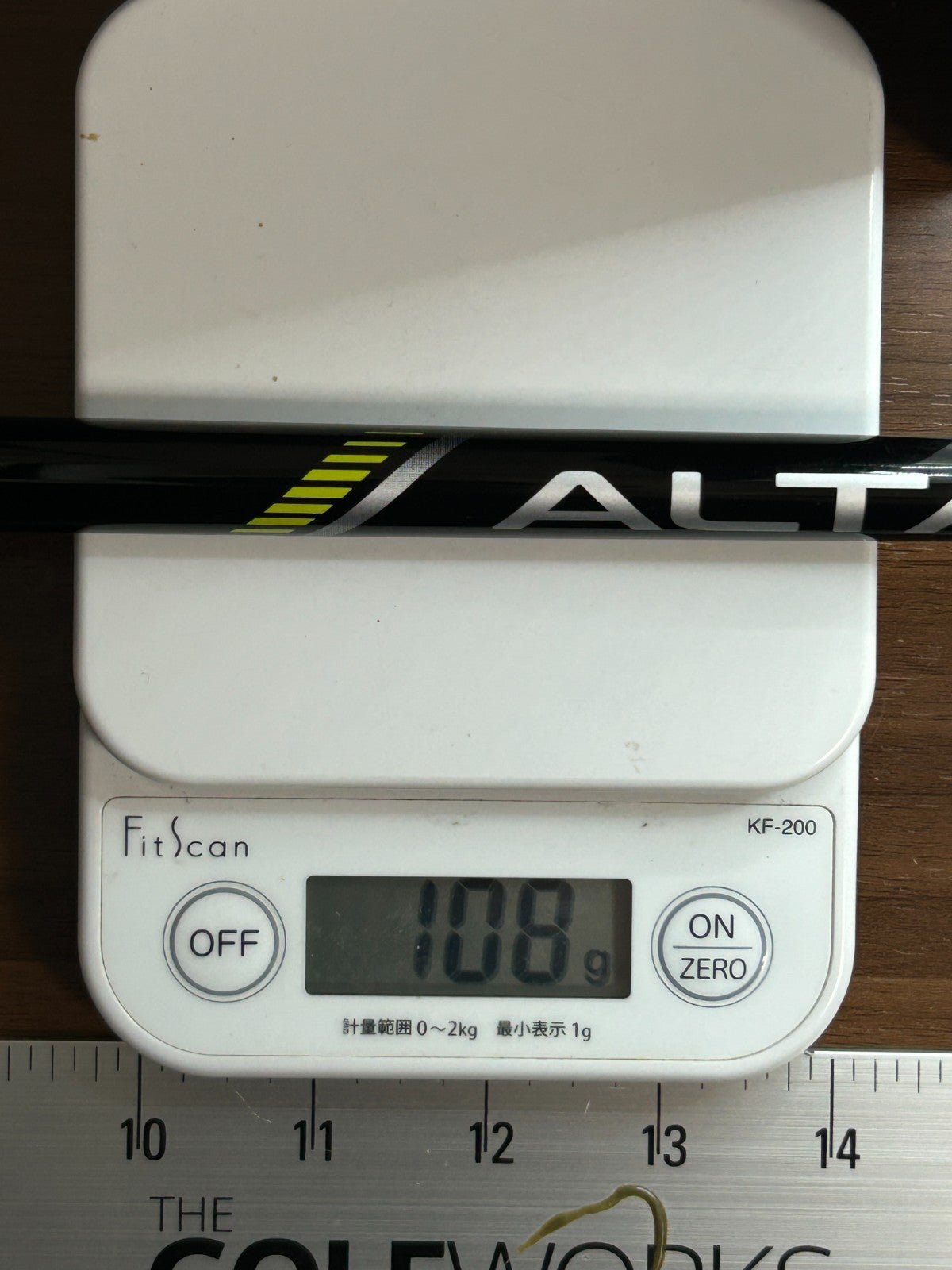 PING ALTA J CB BLACK Stiff Driver Shaft 44.5 in Ping Adapter *304921