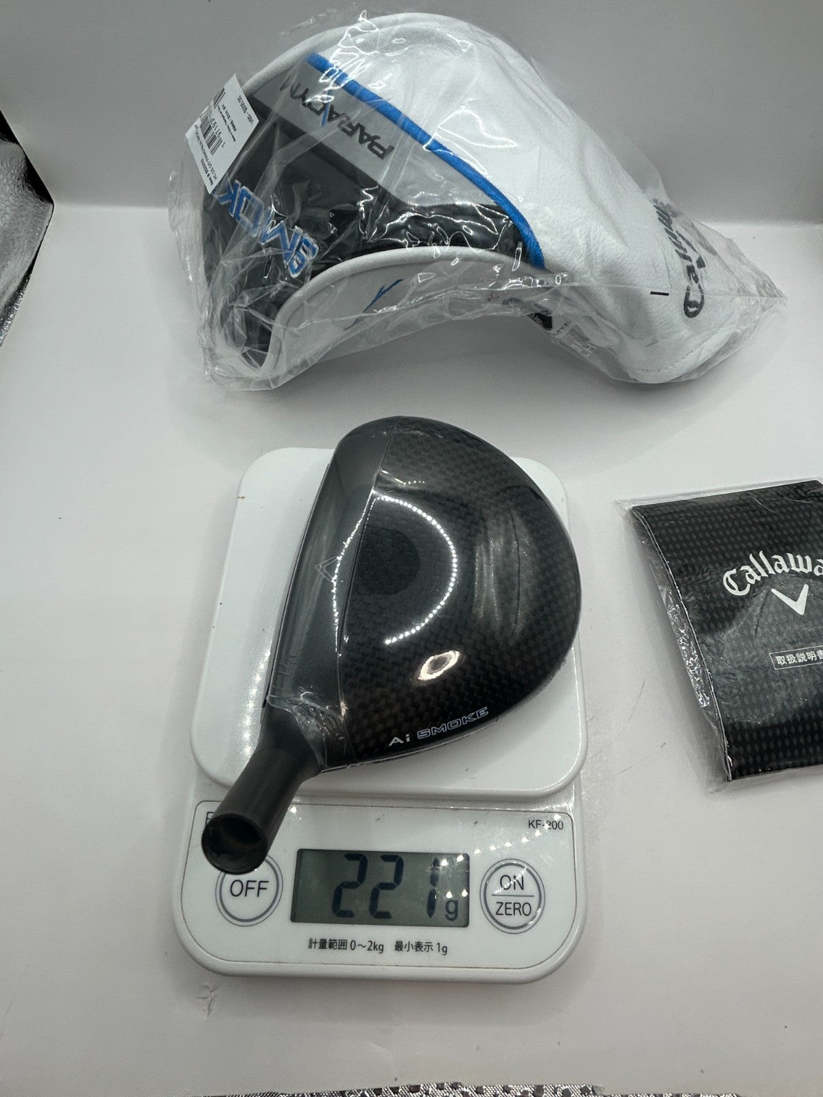 Callaway Paradym AI Smoke MAX 5W Fairway Wood Head Only With Head cover *360923
