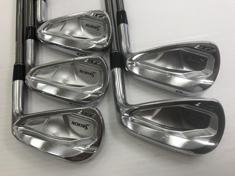 SRIXON ZXi7 Iron Set 5pc (6-PW) SteelFiber i80cw (Reshafted) Flex S (Pre-owned)
