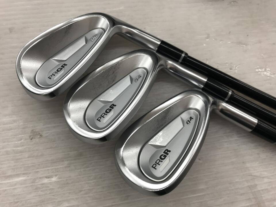 PRGR 04 Iron Set 7pc (5-AW) MCI for PRGR (04 IRON) Flex SR (Pre-owned)