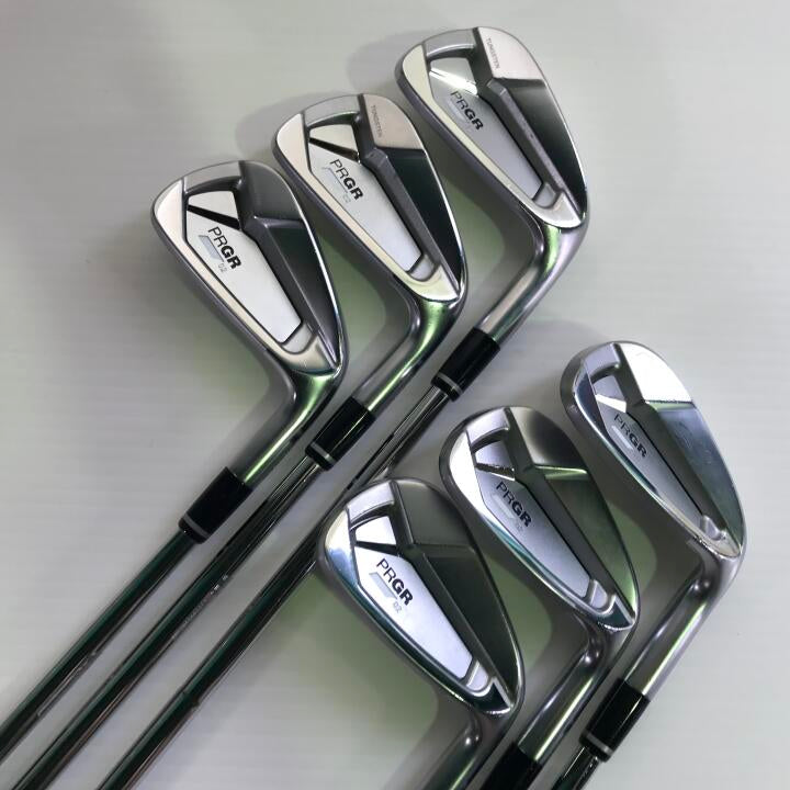 PRGR 02 2023 Iron Set 6pc (5-PW) Dynamic Gold 120 (Reshafted) Flex X100 (Pre-owned)