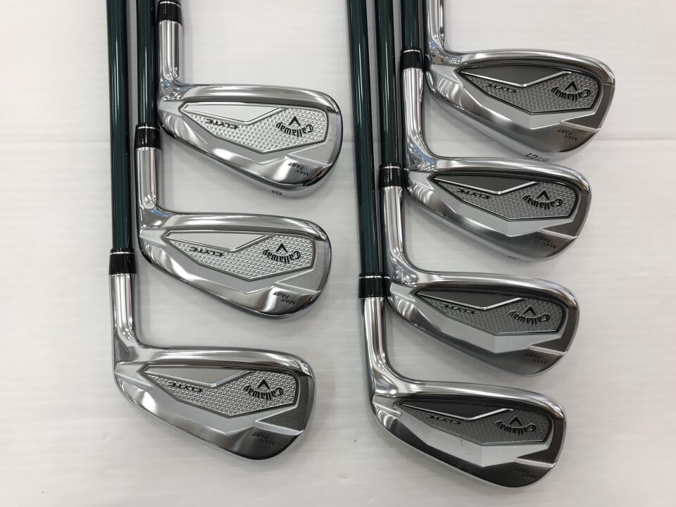 Callaway ELYTE MAX FAST Iron Set LIN-Q GREEN 40 for Callaway Flex R (Pre-owned)