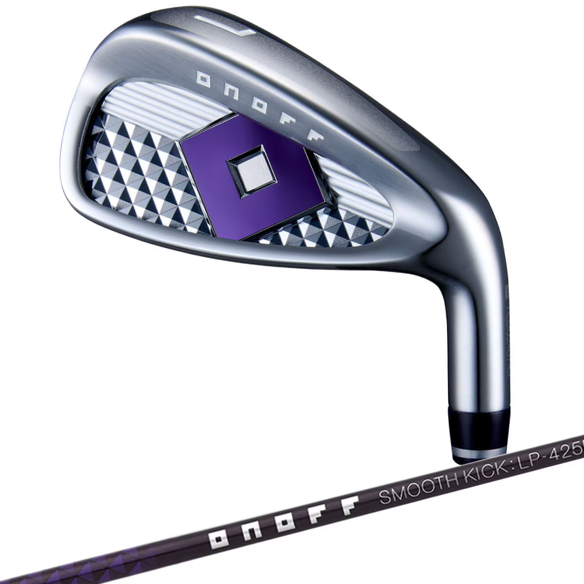 ONOFF LADY Women's Iron Set 4pc (7-PW) SMOOTH KICK LP-425I Purple Flex L
