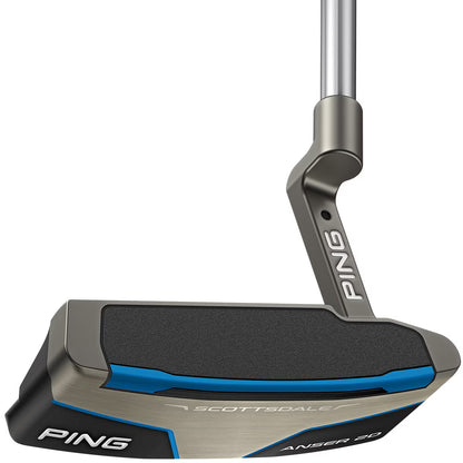 PING Scottsdale Anser 2D SPST TOUR 2.0 PT BLUE Grip Putter Steel 33"