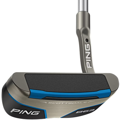 PING Scottsdale B63 PP58 Midsize Black/Blue Grip Putter Steel 34"