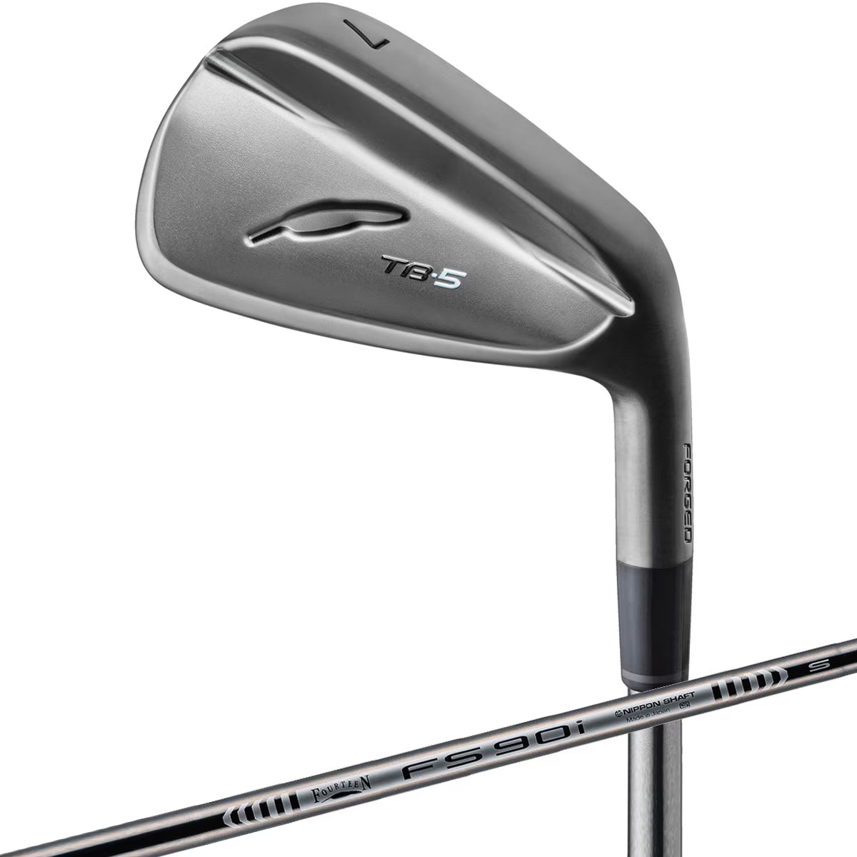 FOURTEEN TB-5 FORGED Diamond Black Satin Iron Set 5pc (6-PW) FS-90i BK Flex R
