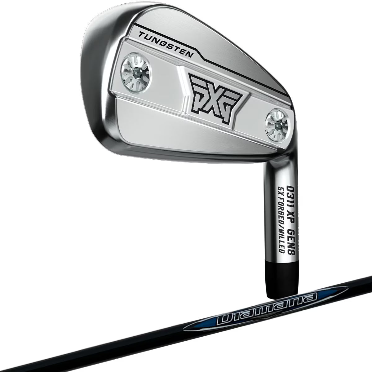 PXG 0311XP GEN8 Chrome Iron Set 4pc (7-PW) Diamana V3 PXG 70 Flex S