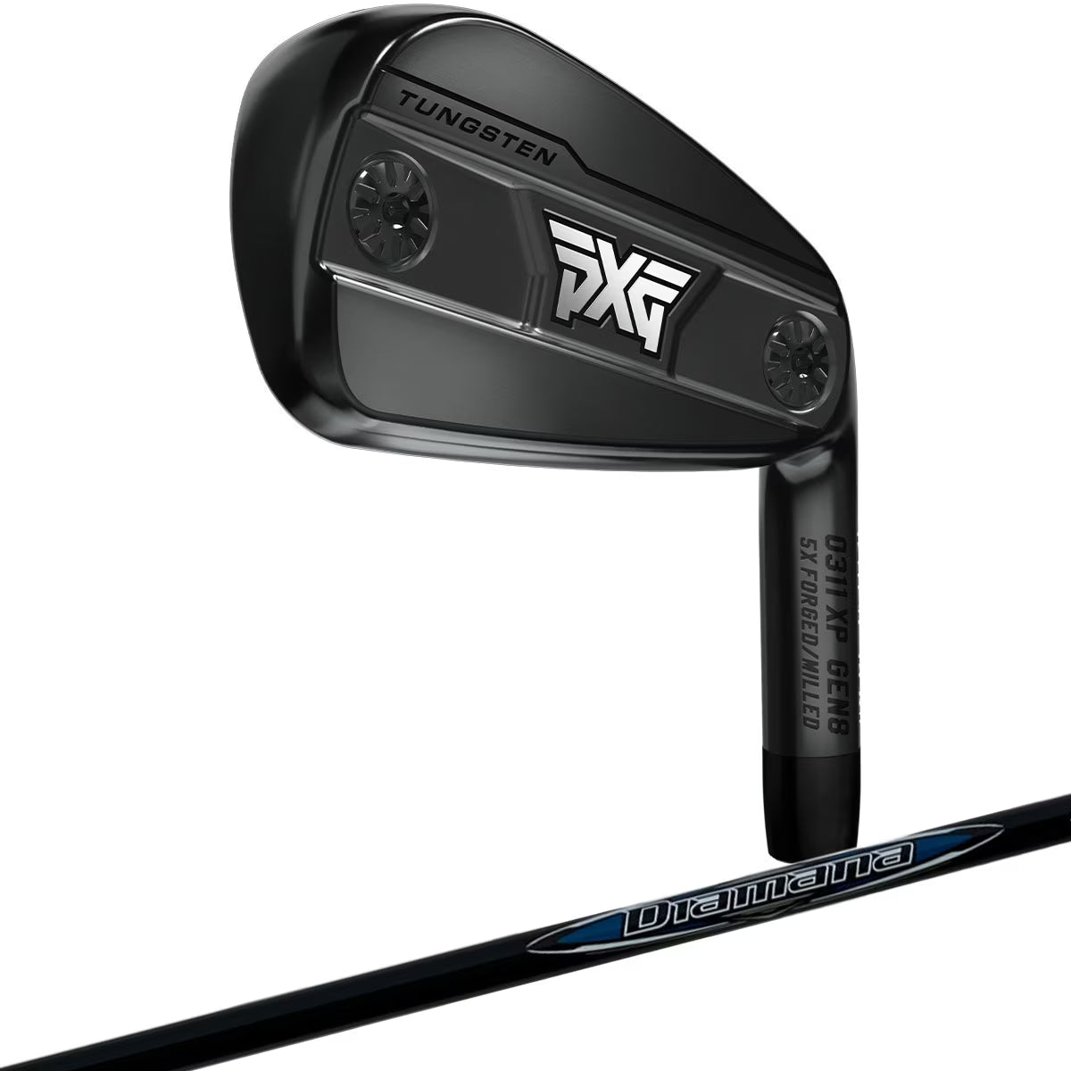 PXG 0311XP GEN8 Xtreme Dark Iron Set 4pc (7-PW) Diamana V3 PXG 70 Flex S