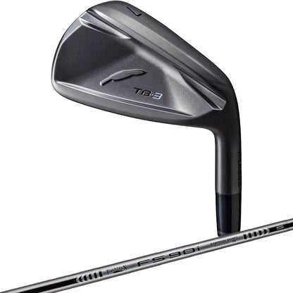 FOURTEEN TB-3 FORGED Diamond Black Satin Iron Set 4pc (7-PW) FS-90i BK Flex S