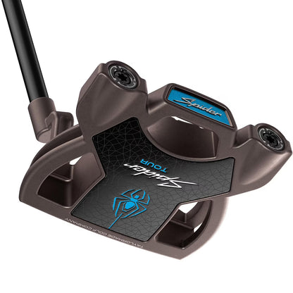 TaylorMade Spider Tour TORCHED SingleLine Crank Neck Putter KBS CT Putter 120 Stepless Black 33"