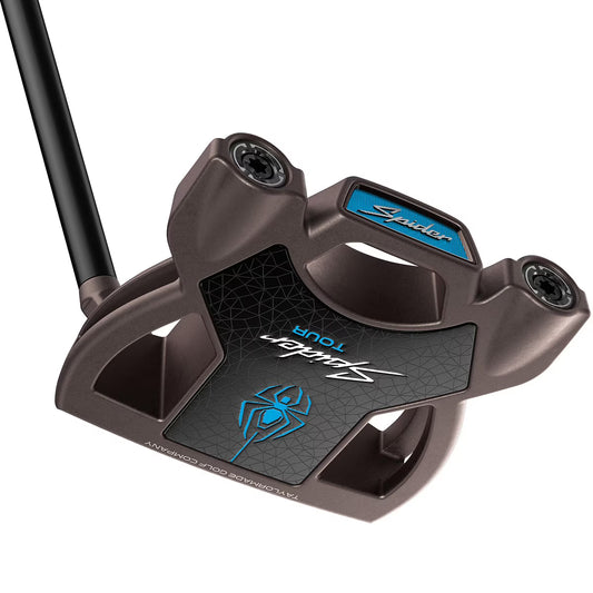 TaylorMade Spider Tour TORCHED TruePath Small Slant Putter KBS CT Putter 120 Stepless Black 33"