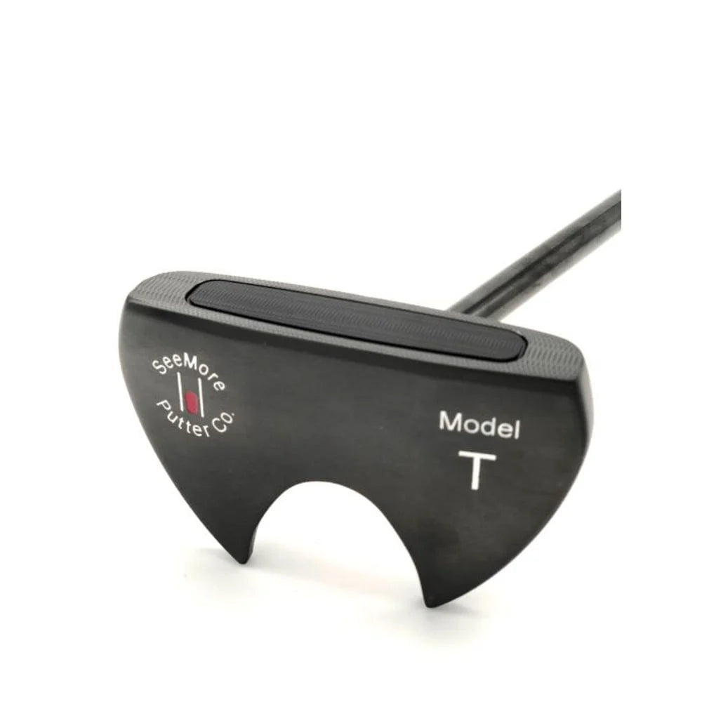 SeeMore Black Model T Putter Black TIP Steel 34"