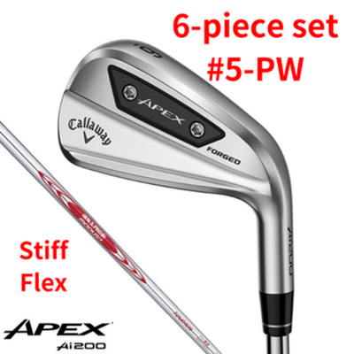 Callaway APEX Ai200 6 piece set #5 PW NS PRO MODUS3 TOUR105 Stiff Flex New1