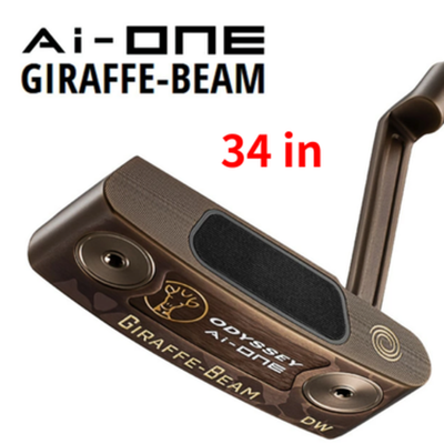 Odyssey Ai ONE GIRAFFE BEAM DW Putter 34 in STROKE LAB 90 RH With Head Cover NEW1