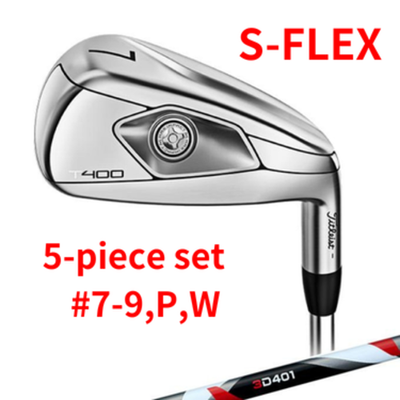Titleist T400 Iron Set 5pcs 7 9 PW W43 3D401 Graphite Stiff Flex RH New0