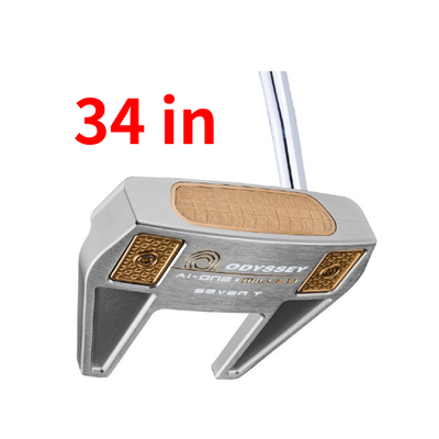 Odyssey Ai ONE MILLED SILVER SEVEN T DB putter 34 in STROKE LAB SL 90 New0