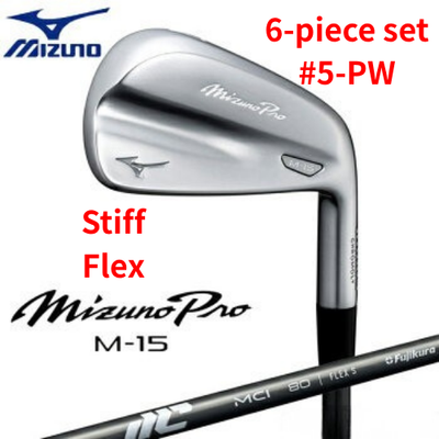 Mizuno Pro M 15 Iron Set 6pcs 5 PW New MCI 80 Graphite S Flex RH 2025 New0