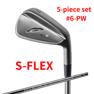 Fourteen TB 5 Forged Diamond Black Satin Iron Set 5pcs 6 PW FS 90iBK S Flex RH0