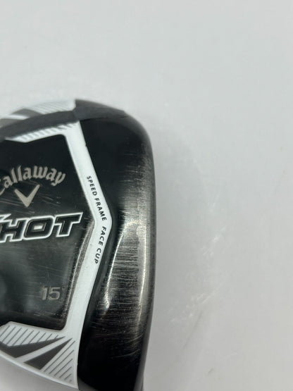 Callaway X HOT PRO 3W 15 Fairway Wood head only Right-Handed from japan 364418