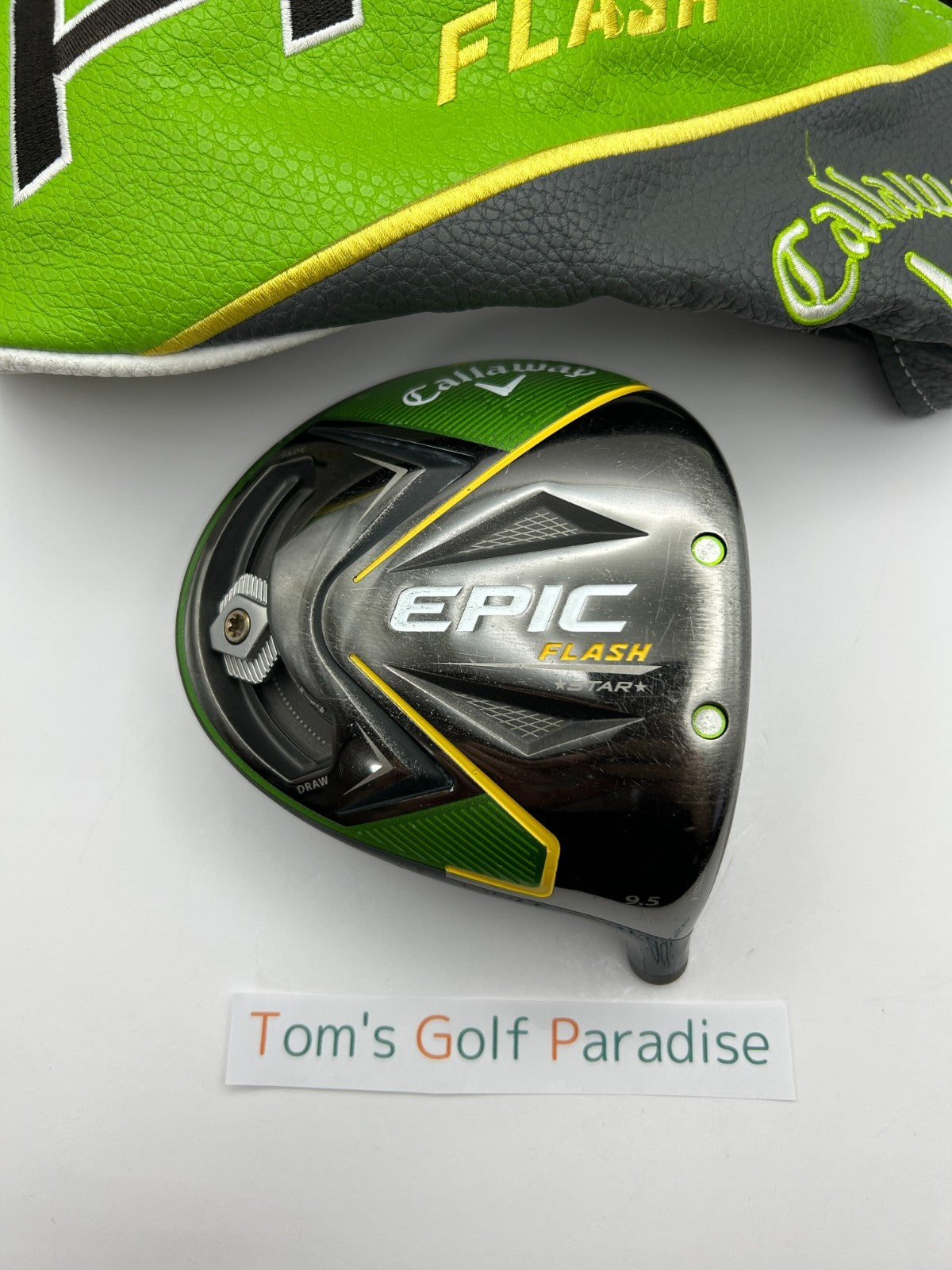 Callaway EPIC FLASH STAR 9.5 driver head only Right-Handed from Japan 34070