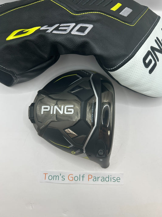Ping G430 MAX 9.0 Driver Head Only with head cover right Handed 38730