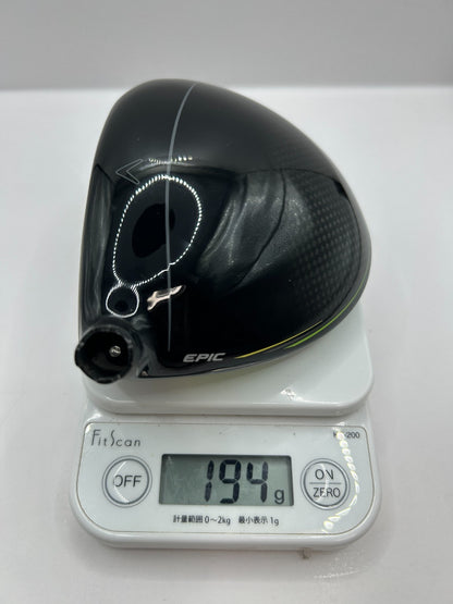 Callaway EPIC FLASH SUBZERO 9.0 driver head only Right Handed from Japan 383623