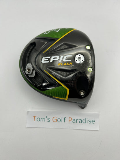 Callaway EPIC FLASH SUBZERO 9.0 driver head only Right Handed from Japan 29780