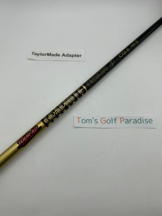 Graphite Design TOUR AD CQ 6 S Driver Shaft 44.125 in TaylorMade Adapter *23350
