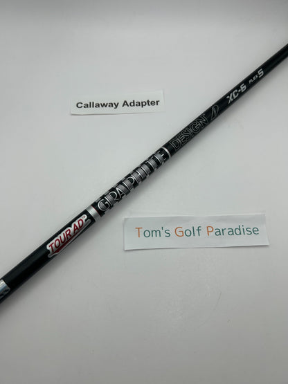 Graphite Design TOUR AD XC 6 Stiff Driver Shaft 44 in Callaway Adapter *21870
