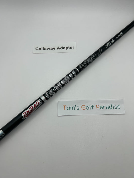 Graphite Design TOUR AD XC 6 Stiff Driver Shaft 44 in Callaway Adapter *21870