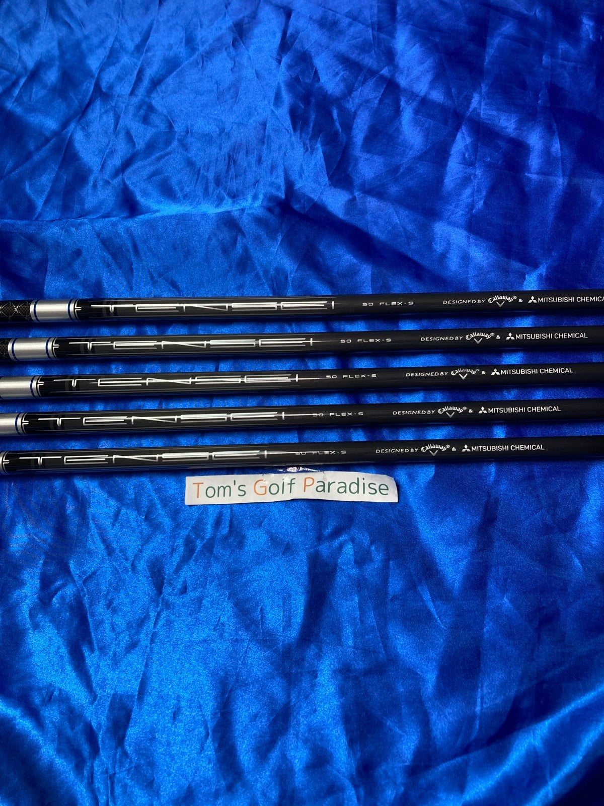 5pcs Mitsubishi TENSEI 50 for Callaway Stiff Driver Shaft 44.25 Adapter TV NEW5