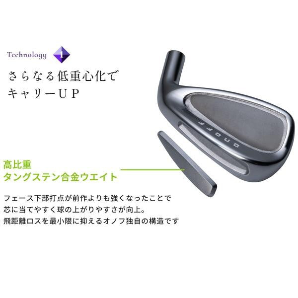 ONOFF 2025 Ladies Iron Set 4pcs 7 PW Smooth Kick LP 425I Graphite L Flex8