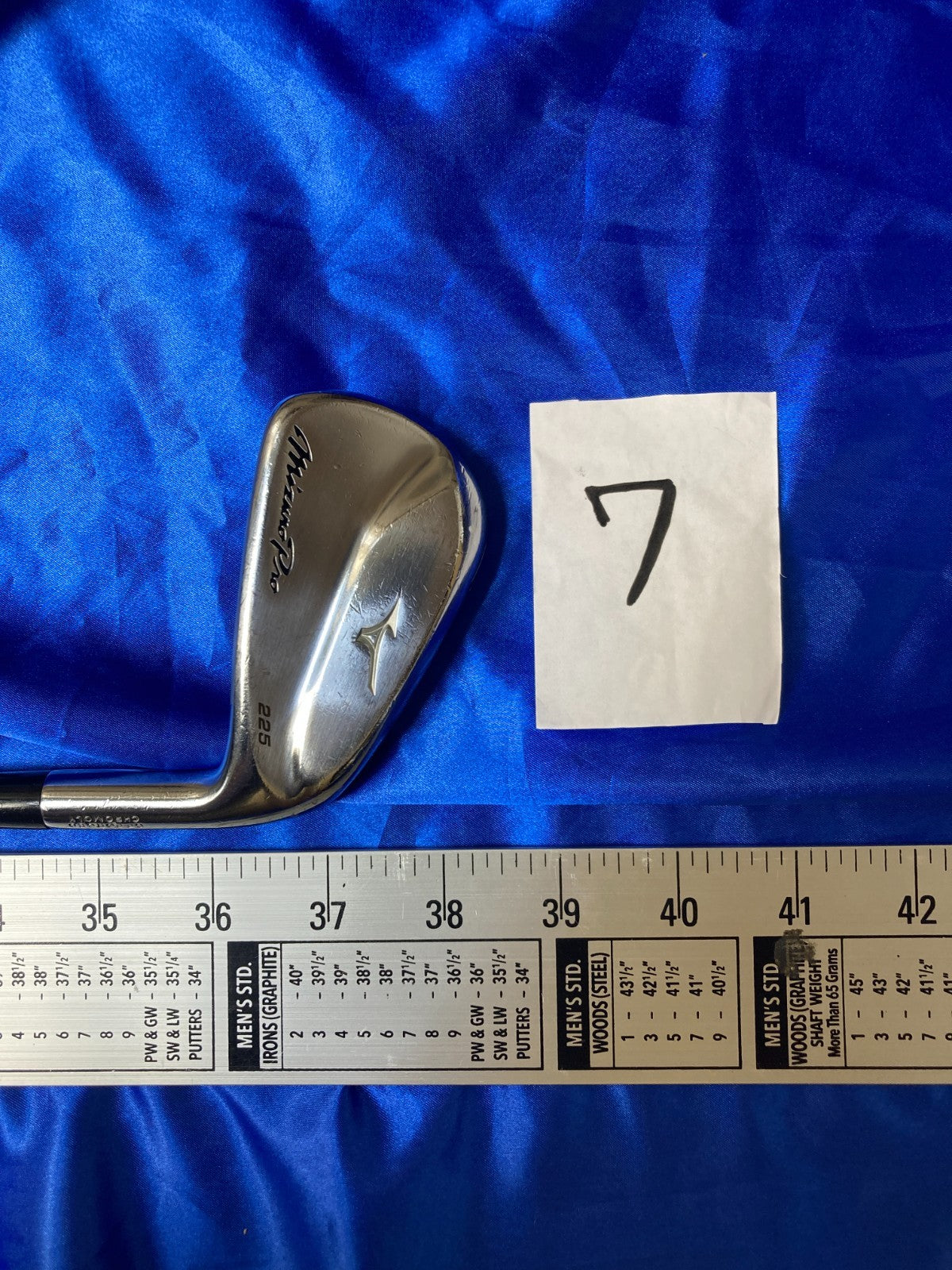 Mizuno Pro 225 Iron Set 5 PW 6 Clubs N.S.PRO MODUS3 Tour 120 Stiff RH Used 402413