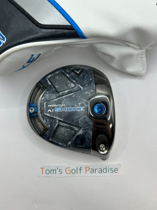 Callaway AI Smoke MAX 10.5 Driver Head Only RH With Head cover 39110