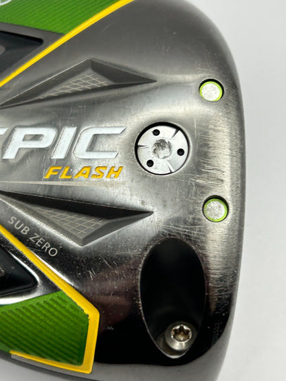 Callaway EPIC FLASH SUBZERO 9.0 driver head only Right Handed from Japan 313318