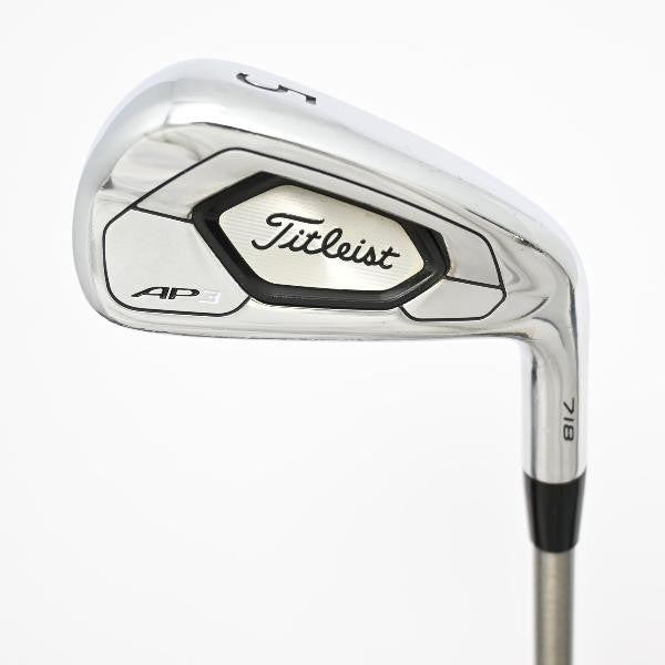 Titleist AP3 718 Iron Set 5 W 7 Clubs Aerotech SteelFiber i80 R RH Used0