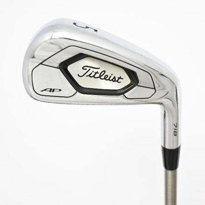 Titleist AP3 718 Iron Set 5 W 7 Clubs Aerotech SteelFiber i80 R RH Used0