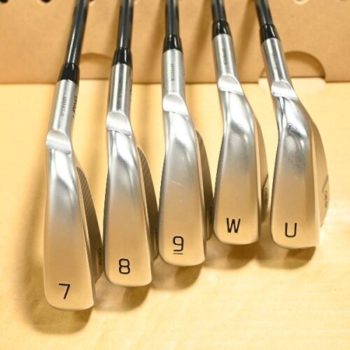 PING i530 Iron Set 7 PW UW 5 Clubs SPEEDER NX GREY 40 No Flex RH Used Japan6