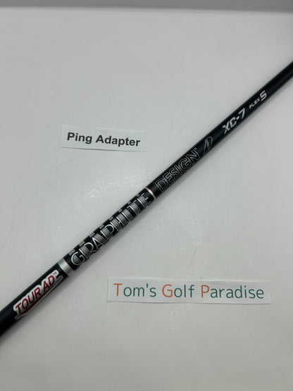 Graphite Design TOUR AD XC-7 S Driver Shaft 44 in Ping Adapter *26320