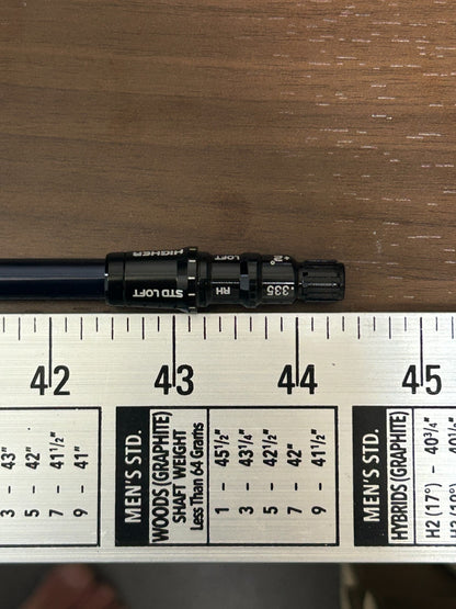 Mitsubishi Diamana BLUE TM50 SR Driver Shaft 44.375 in TaylorMade New *285522