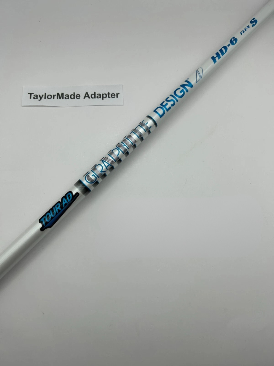 Graphite Design TOUR AD HD 6 Stiff Driver Shaft 44.25 in TaylorMade Adapter *8910