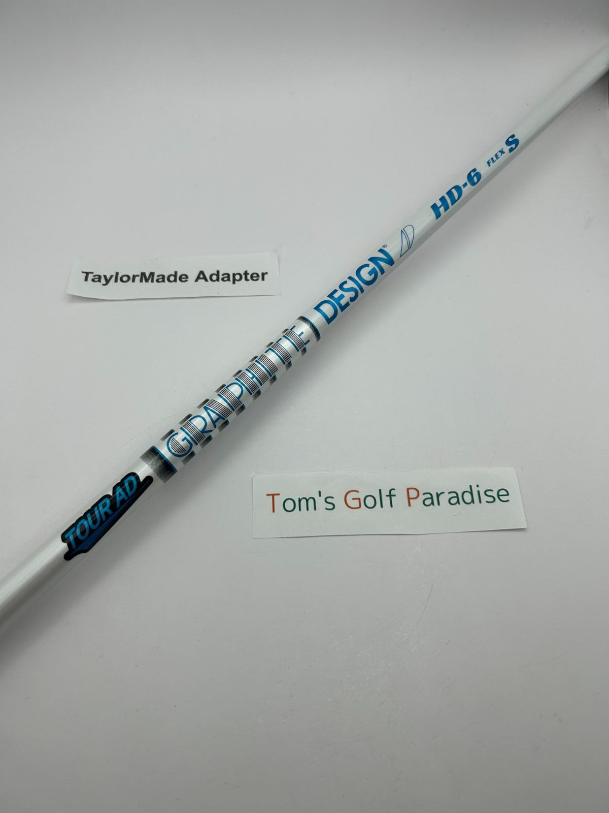 Graphite Design TOUR AD HD-6 Stiff Driver Shaft 44.25in TaylorMade adapter 17930