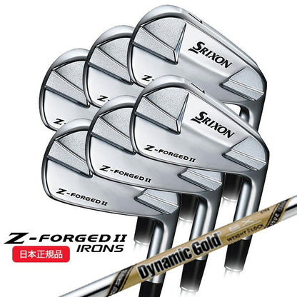 Srixon Z FORGED II Iron Set 5 PW 6pcs Dynamic Gold EX Tour Issue S200 RH New0