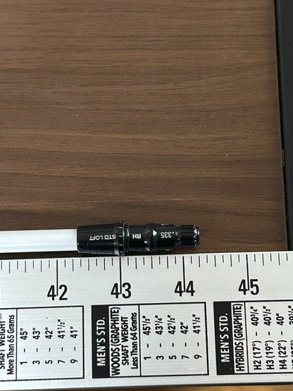 Graphite Design TOUR AD HD-6 Stiff Driver Shaft 44.25in TaylorMade adapter 179321