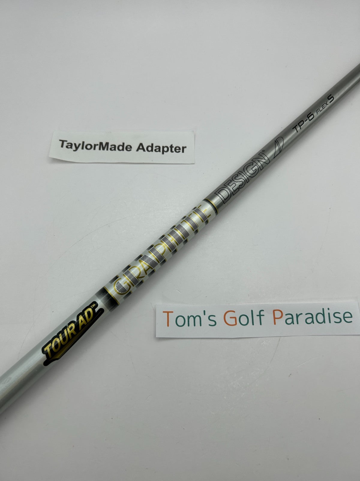 Graphite Design TOUR AD TP-6 Stiff Driver Shaft 44 in TaylorMade Adapter *23310