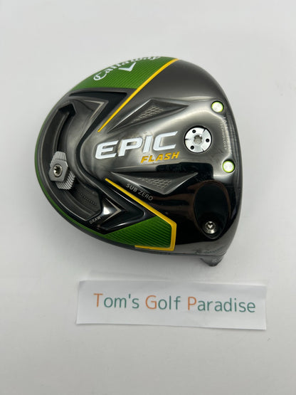 Callaway EPIC FLASH SUBZERO 9.0 driver head only Right-Handed from Japan 29710