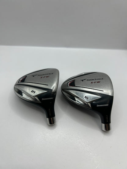 Bridgestone TourStage X FW 3W 7W Fairway Wood Head onlyu Set RH Japan 37331