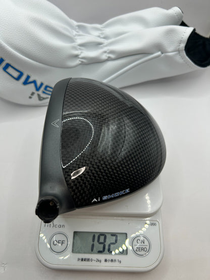 Callaway AI Smoke MAX 9.0 Driver Head Only RH With Head cover 392223